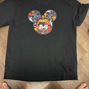 Disney Halloween Mickey Mouse Kids T-Shirt - Black and Orange